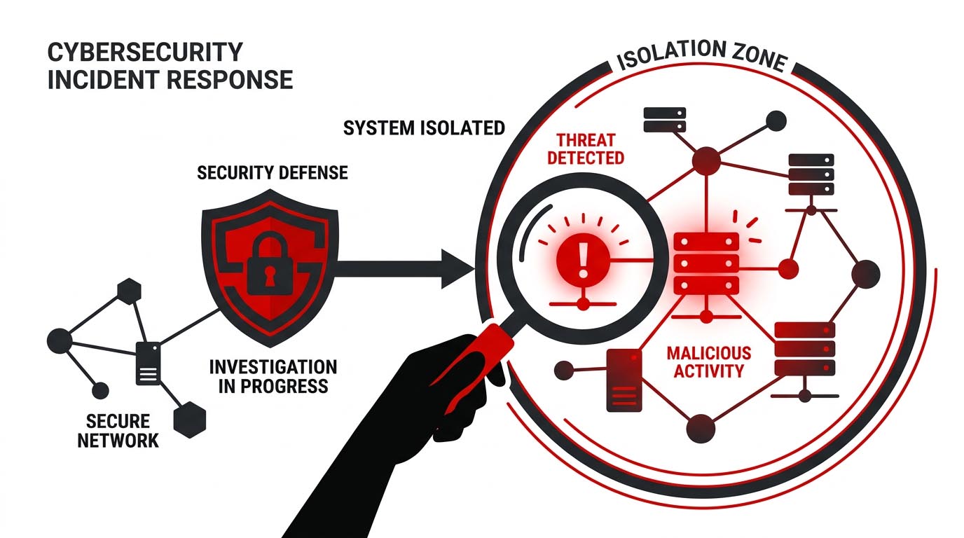Cyber incident response and forensic investigation of compromised systems